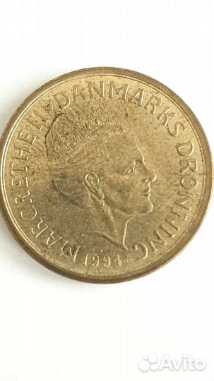 10 крон Дания 1994 год