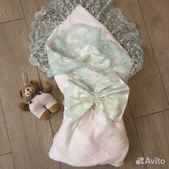 Конверт одеяло на выписку плюс кокон