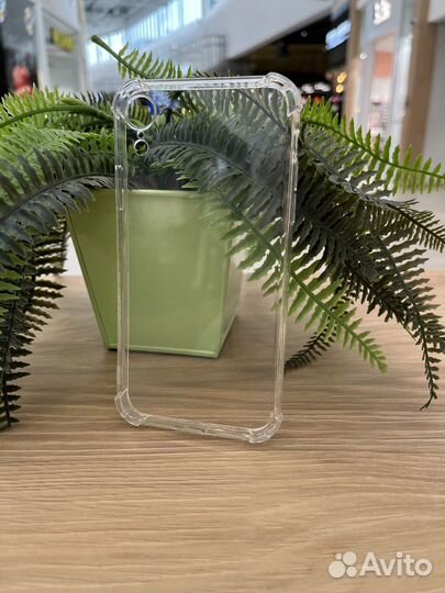 Чехол силиконовый прозрачный на iPhone XR