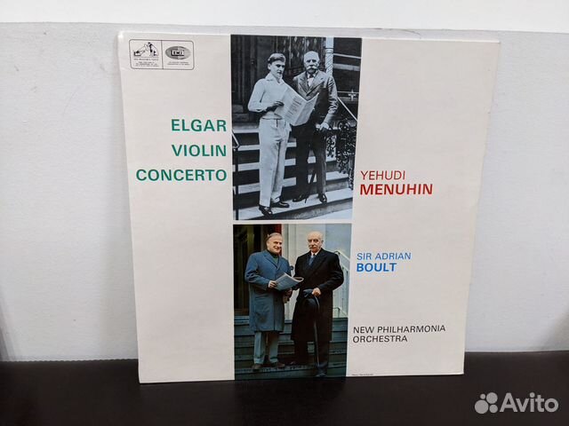Yehudi Menuchin Sir Adrian Boult 