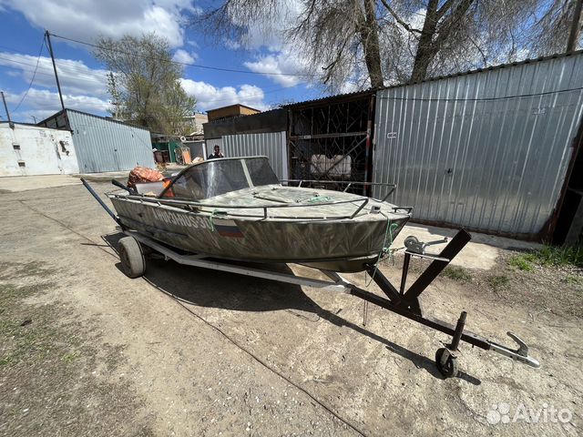 Продаю лодку прогресс 2 + мотор + прицеп