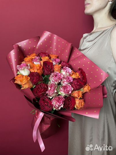 Живые цветы букеты