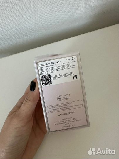 Туалетная вода 30мл - miss dior rose'N'roses