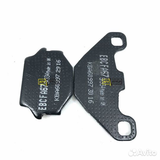 Тормозные колодки органические задние EBC FA067