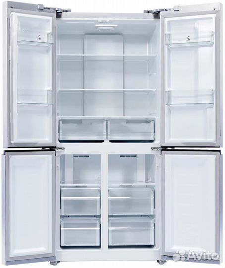 Холодильник Lex LCD450WID 3-хкамерн. белый инвертер