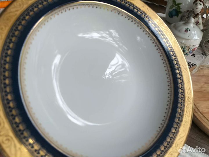 Тарелки фарфор Богемия4 шт