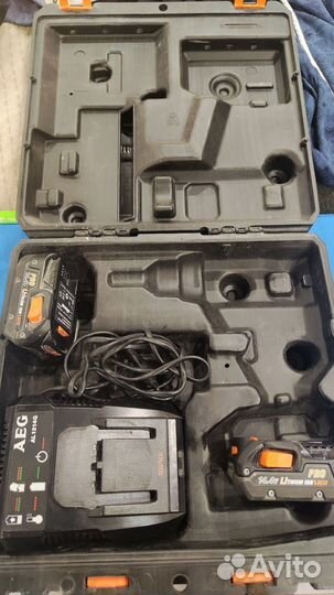 Зарядка и аккумулятор для шуруповерта аеg