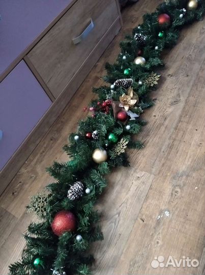 Шикарная еловая гирлянда Сказка