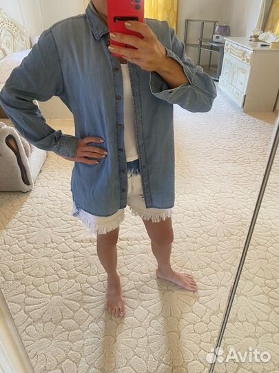 Джинсовая рубашка 