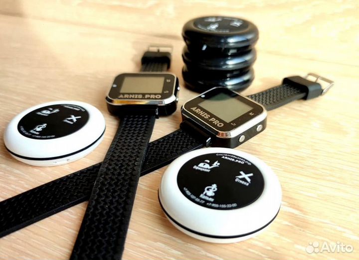 Кнопка вызова персонала, официанта, часы-пейджер