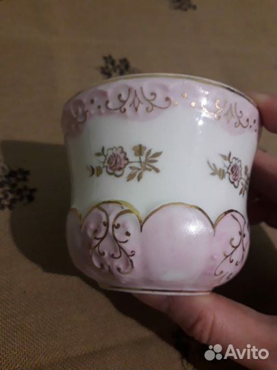 Чайная пара дулево розы кружевница
