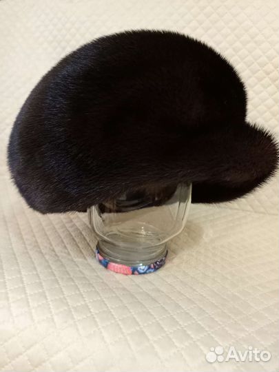 Кепка норковая женская