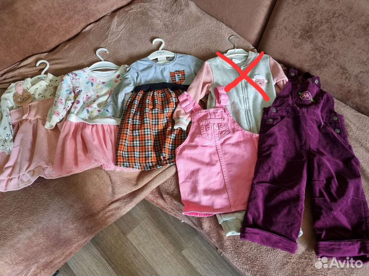 Пакет отдежды на девочку 86- 92