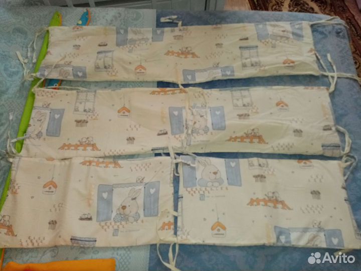 Развивающие коврики с дугами,бортики в кроватку