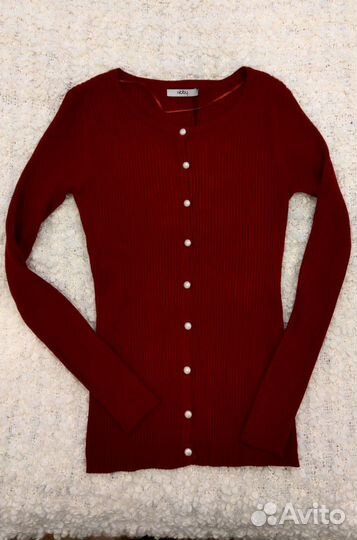 Кардиган Abby, 42-44, вишневый