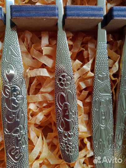 Подарочный набор столовых приборов для девочки