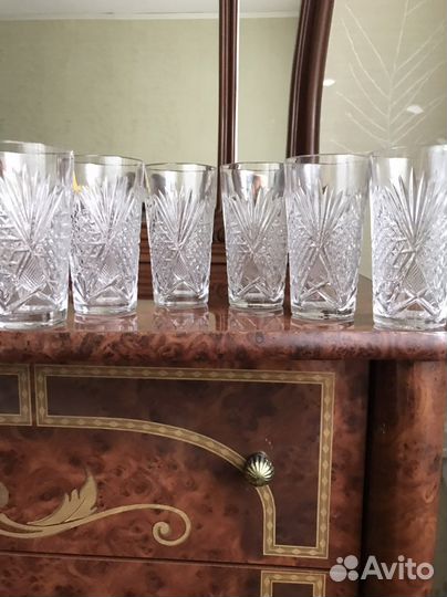 Хрустальные стаканы времен СССР
