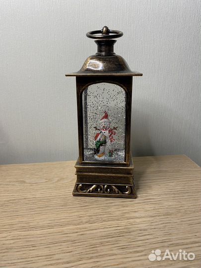 Новогодний светильник фонарь