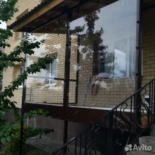 Мягкие окна для беседки / расчет по фото