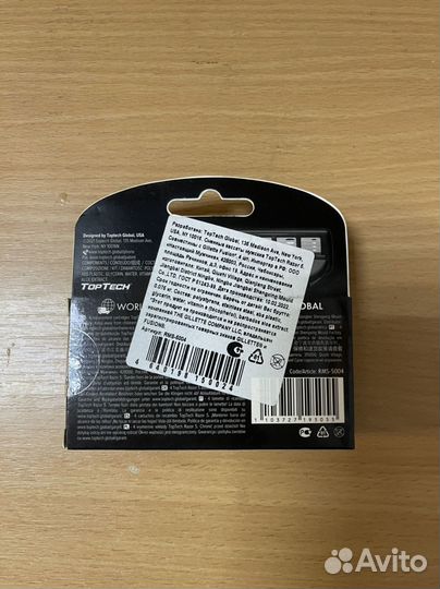 Toptech бритвенные кассеты gillette fusion