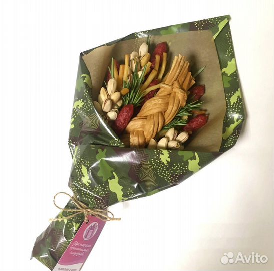 Съедобные букеты для мужчин