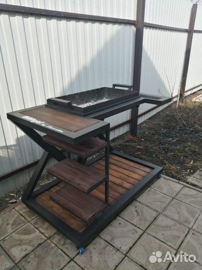 Мангал в стиле лофт