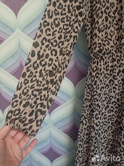 Платье новое Леопард р.48