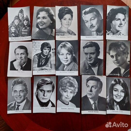 Открытки актеров. 294 шт