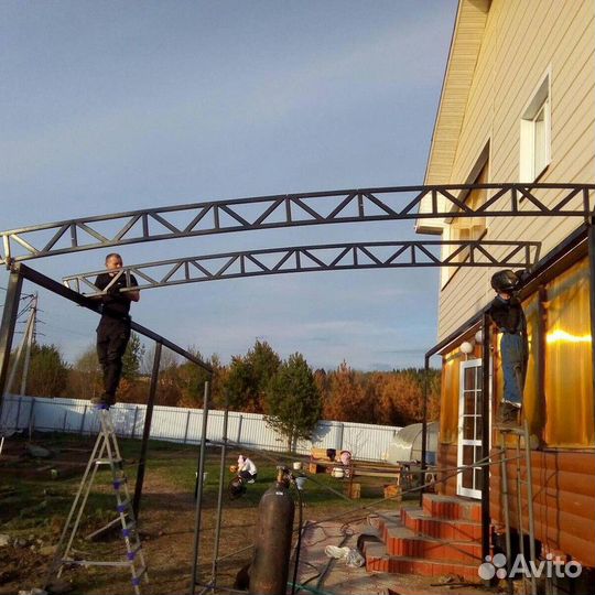 Навес арочный