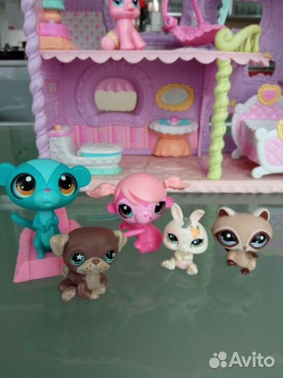 My little pony домик и набор друзей