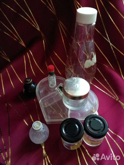 Баночки, пузырьки стеклянные