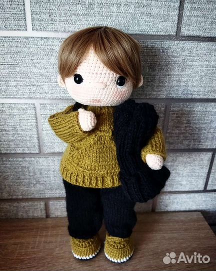 Кукла ручной работы мальчик