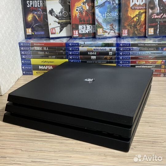 Sony PS4 Pro 1TB PlayStation 4 Гарантия + 40 Игр