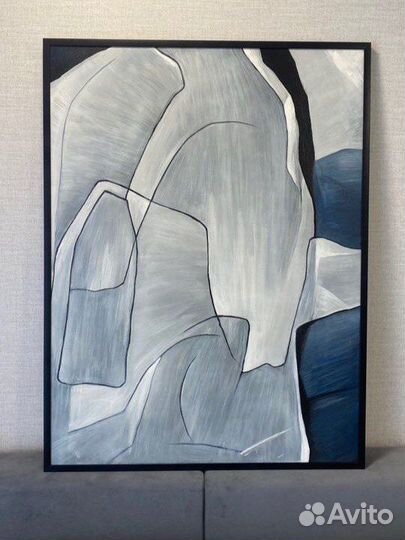 Картина абстракция акрил