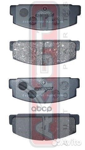 Колодки тормозные дисковые задние AKD1076 akyoto