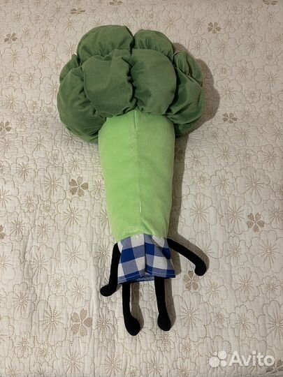 Мягкие игрушки брокколи и морковь IKEA