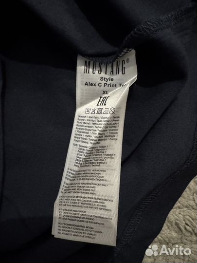 Футболка мужская mustang, XL, новая