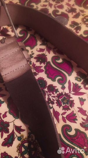 Ремень кожаный винтаж mexx