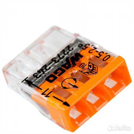 Wago 2273-xxx. Клеммы с пастой для быстрого монтаж