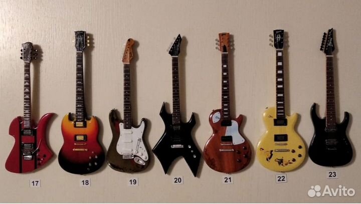 Гитара миниатюрная сувенир