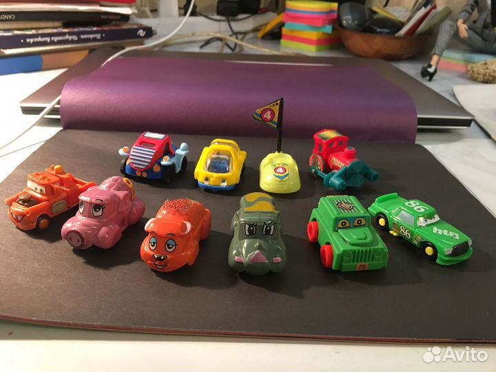 Киндер-Сюрпризы 90-тых: Машинки - Животные + Микс