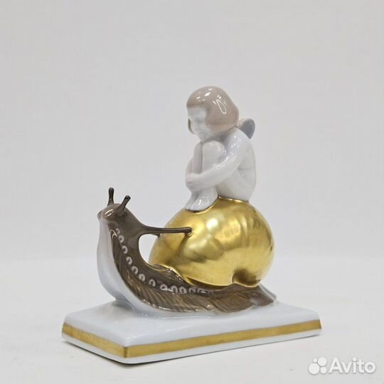 Статуэтка Девочка на улитке 1929г Розенталь 