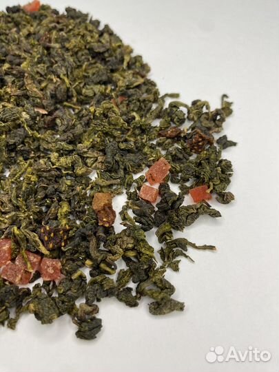Зеленый чай со вкусом Клубники