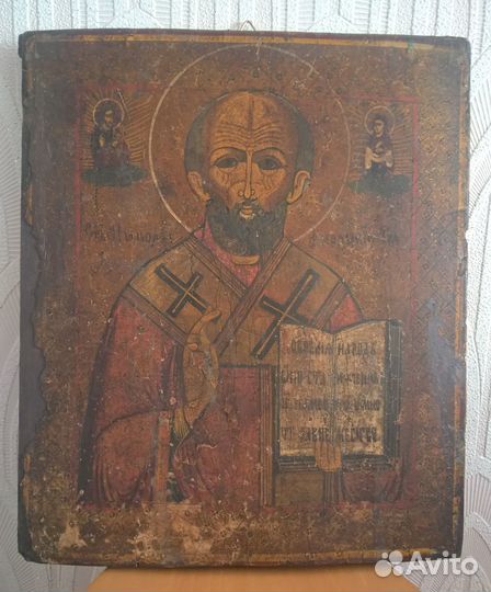 Икона Николая Чудотворца, XIX век