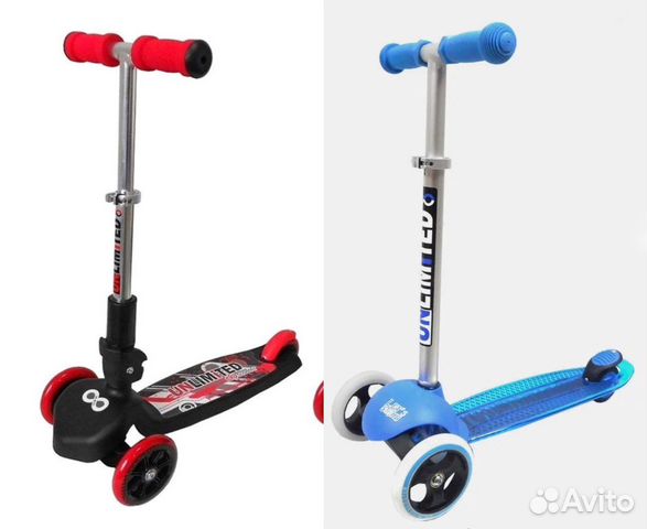 Самокат Y-scoo trio unlimited Scooter детский