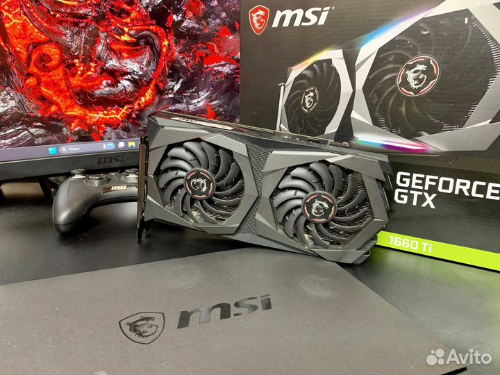 Видеокарта MSI gaming X GTX 1660 ti