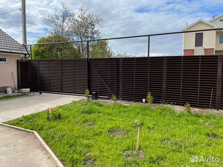 Забор жалюзи