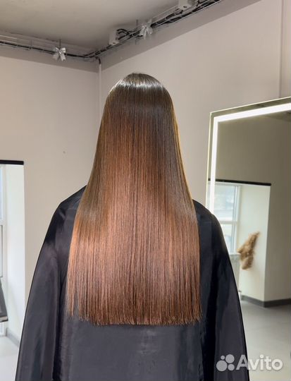 Кератиновое выпрямление/ ботокс волос