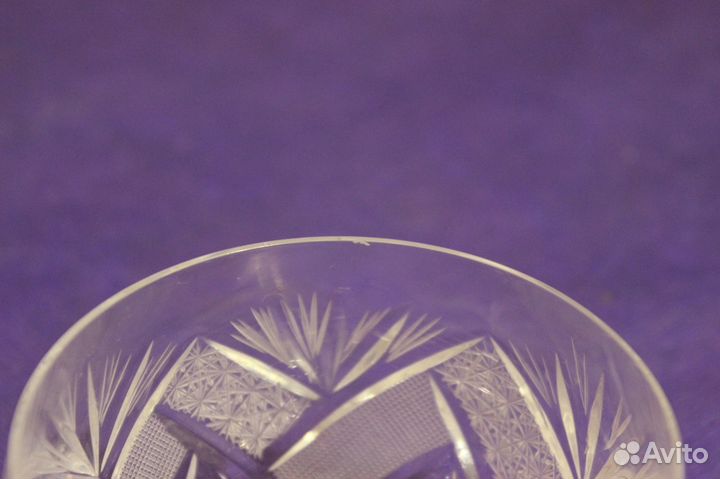 Хрустальная крюшонница (Богемия, Чехословакия)