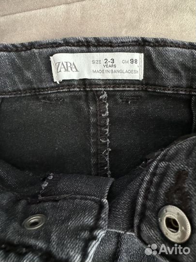 Джинсы zara 98р